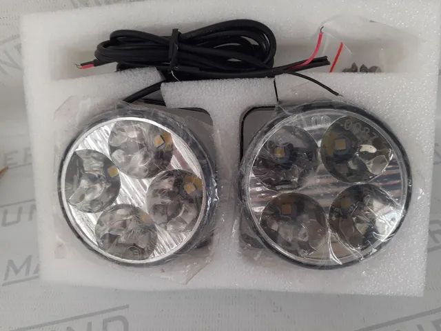 Farol auxiliar, com 4 leds.  24 volts. Novo. - Foto 2