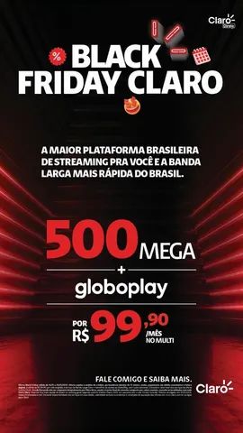 Claro 500 Mega, Planos de Internet 500 Mega