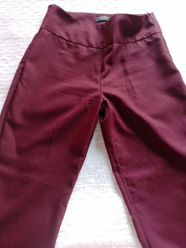 Calça bordô alfaiataria - Foto 2