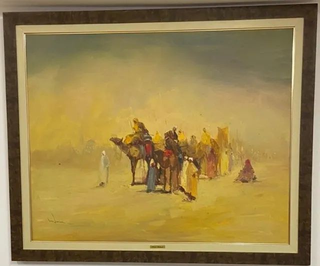 ofertas baratas 603g Quadro Óleo Sobre Tela. André Lombardi (Caravana