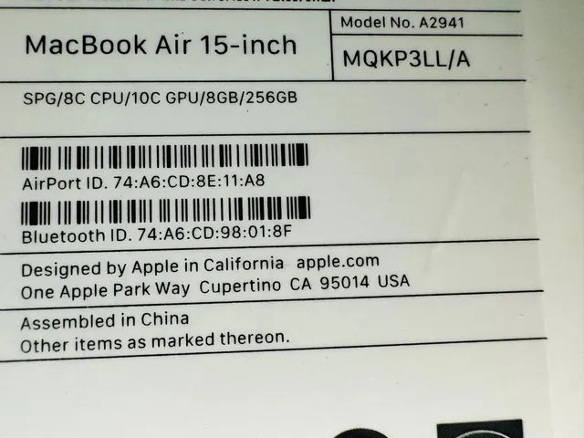 MacBook Air chip m2 15 polegadas   - Foto 4