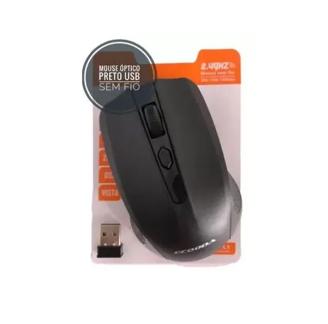 Mouse Sem Fio Ecooda 2.4g Ms8007 - Foto 2