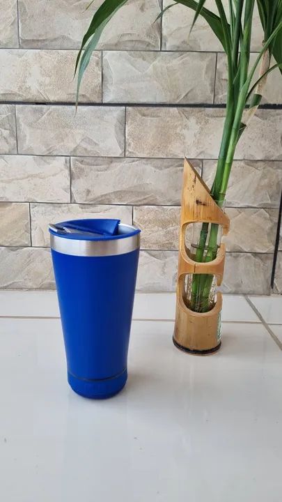 Caneca Bluetooth com Som - Cerveja - Wireless - Importada