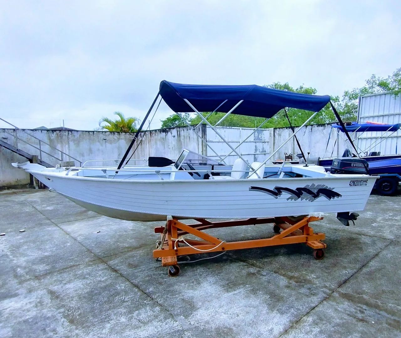 Lancha Levefort Marajó 16 Pés Motor Evinrude 30HP<br>Motor Evinrude 50HP - Foto 2