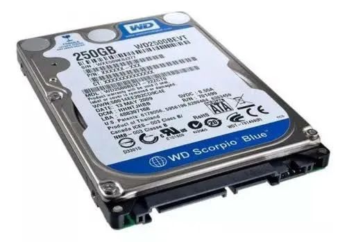 HD Sata Para Notebook de 250GB