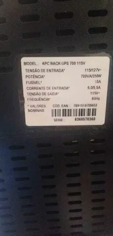 Nobreak APC 700va *Bateria Nova* - Foto 3