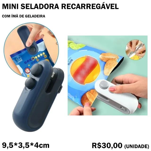 Mini Seladora Recarregável