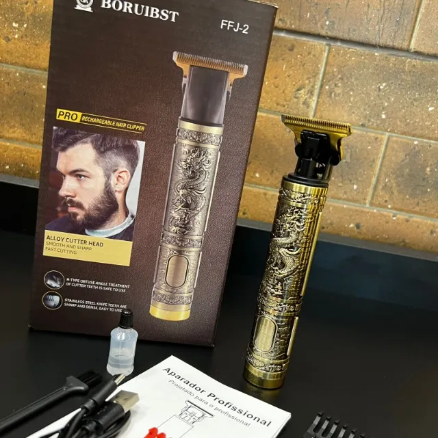Maquina Acabamento Recarregável Detalhe Cabelo Barba Sem Fio