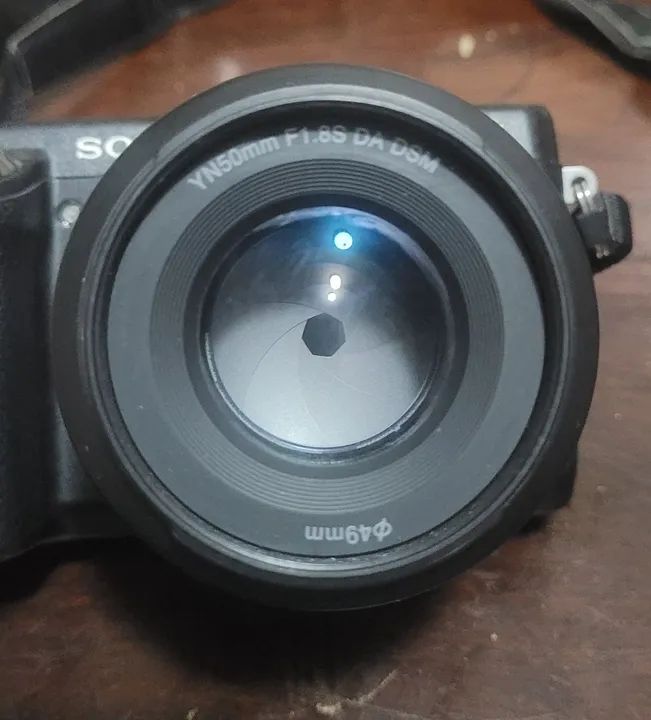 Lente YONGNUO 50mm F1.8 para Câmera Sony - Foto 2