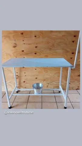 Mesa cirúrgica veterinária 