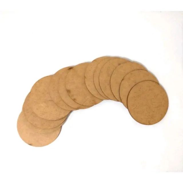 Bolacha MDF 6cm diâmetro 15 unidades  - Foto 5