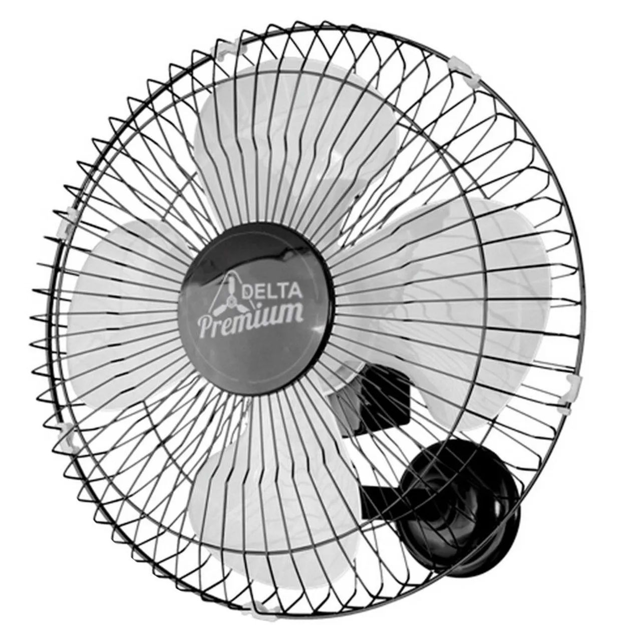 Ventilador de Parede Venti Delta Premium 50CM Bivolt 170 Watts 4 Pás Preto