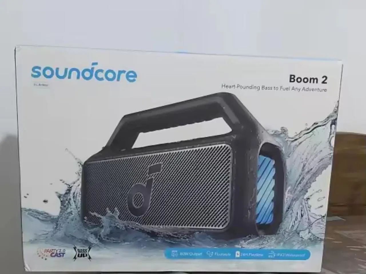 Caixa de Som Bluetooth Soundcore Boom 2 - Novo!
