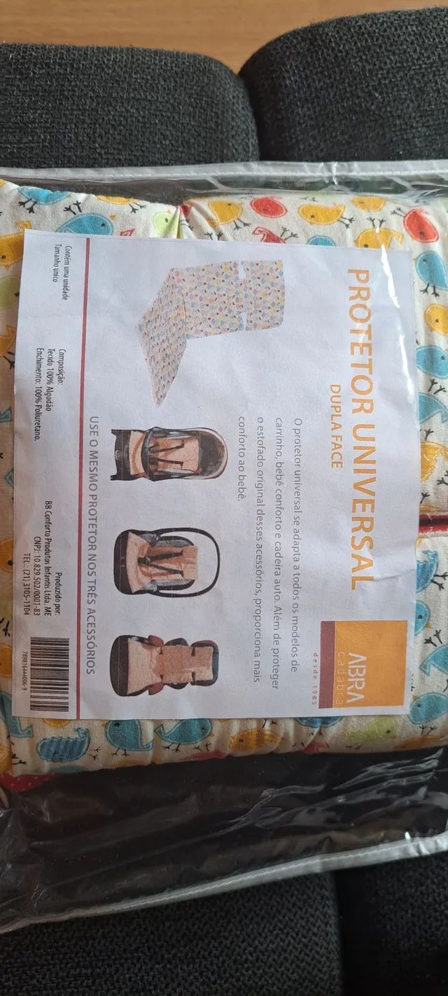 Protetor 3 em 1 para bebê conforto, carrinho e cadeirinha Abracadabra - Foto 5