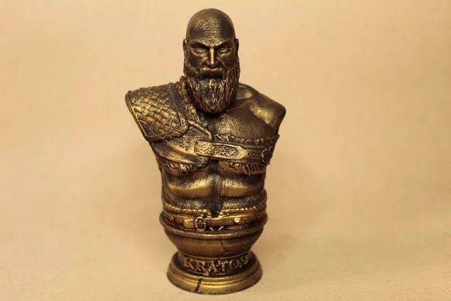 Busto kratos God of Wars v1 e v2 - Foto 2