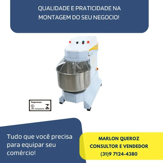 Amassadeira 25KG Espiral Venâncio