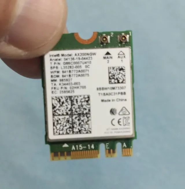 Placa wifi 6 Intel ax200 bluetooth 5.0 dual band AX200NGW