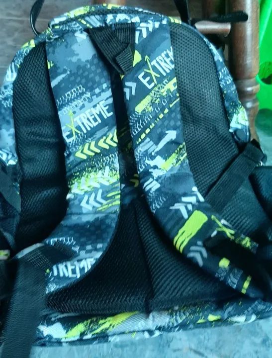 Mochila de Costas Masculina - Impressão Moderna - Foto 4