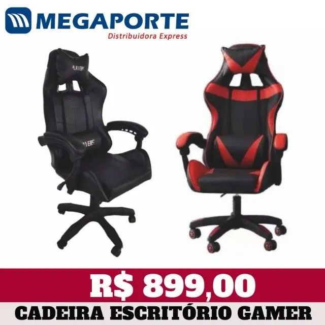Cadeira Gamer Escritório (Novo) Entrega Grátis!