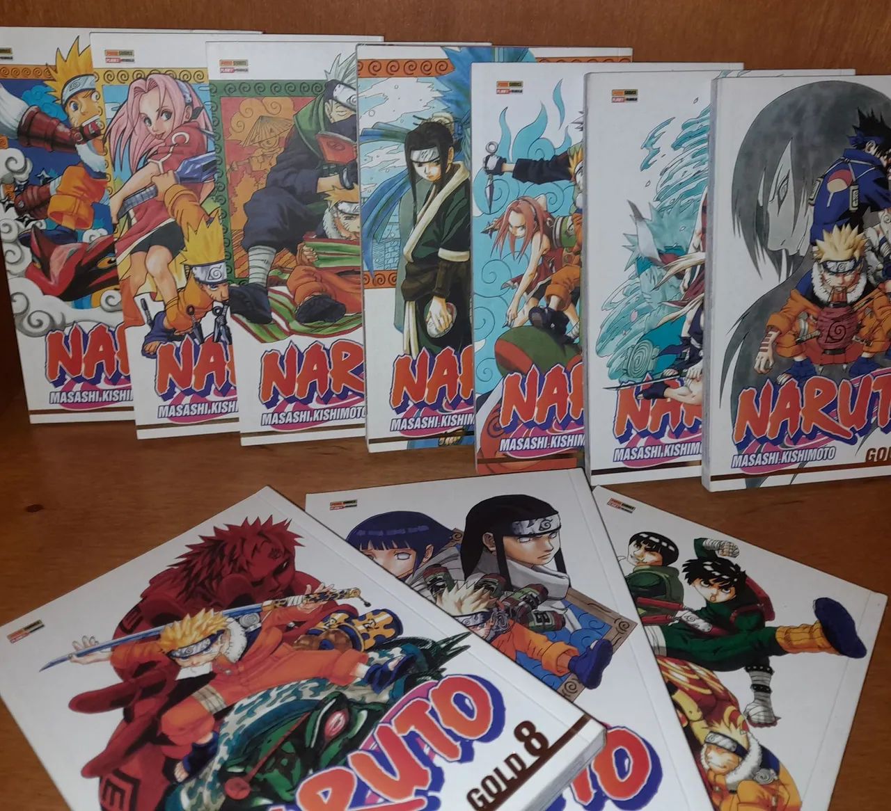 Naruto Gold Panini 1 ao 10 Usado
