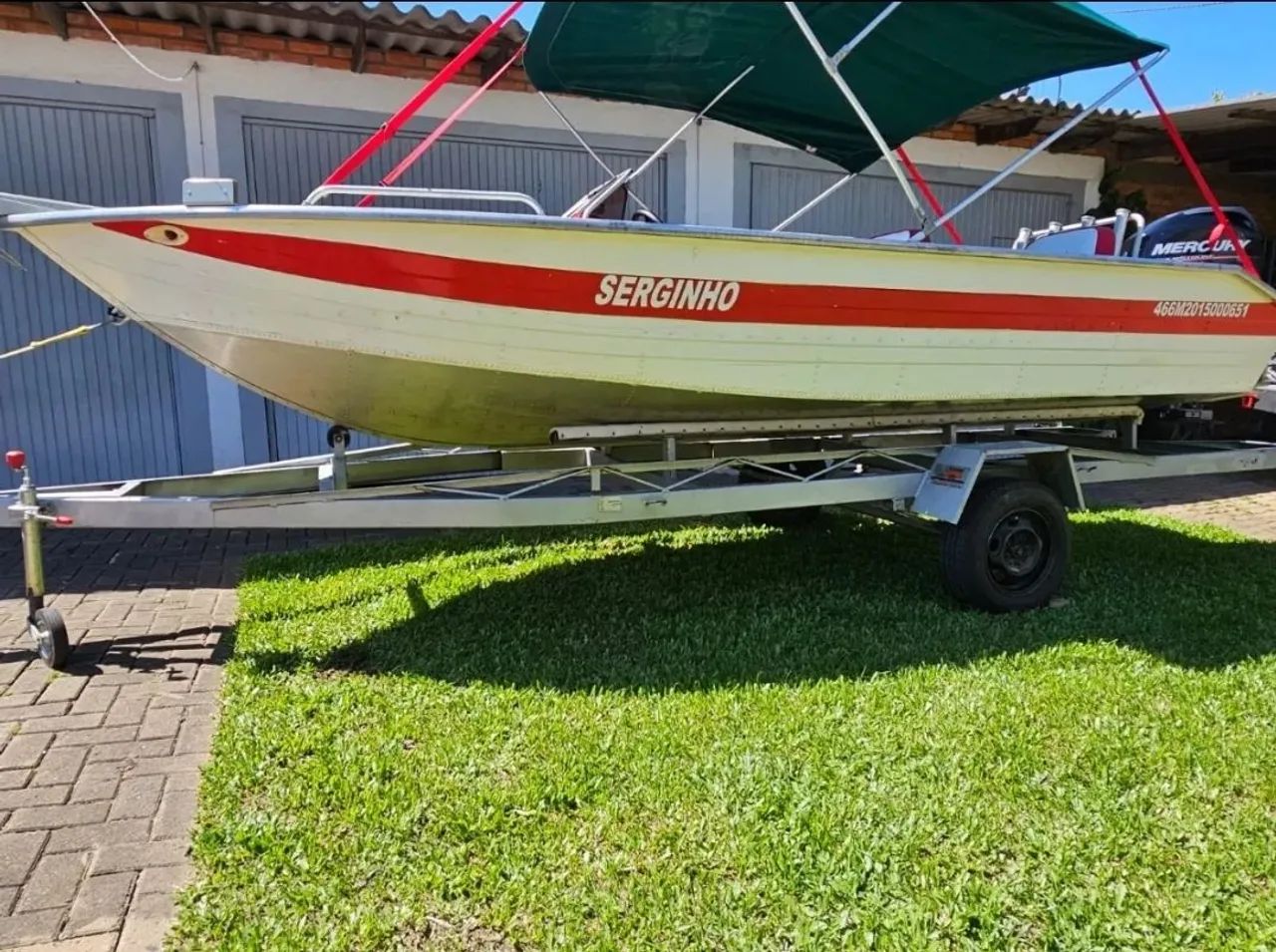 Lancha Marajó Levefort + Motor Mercury 60 HP + Reboque Rodoviário  - Foto 10