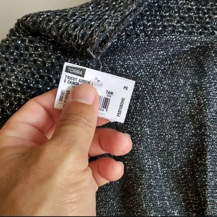 Blusa em tricô manga longa - Foto 3