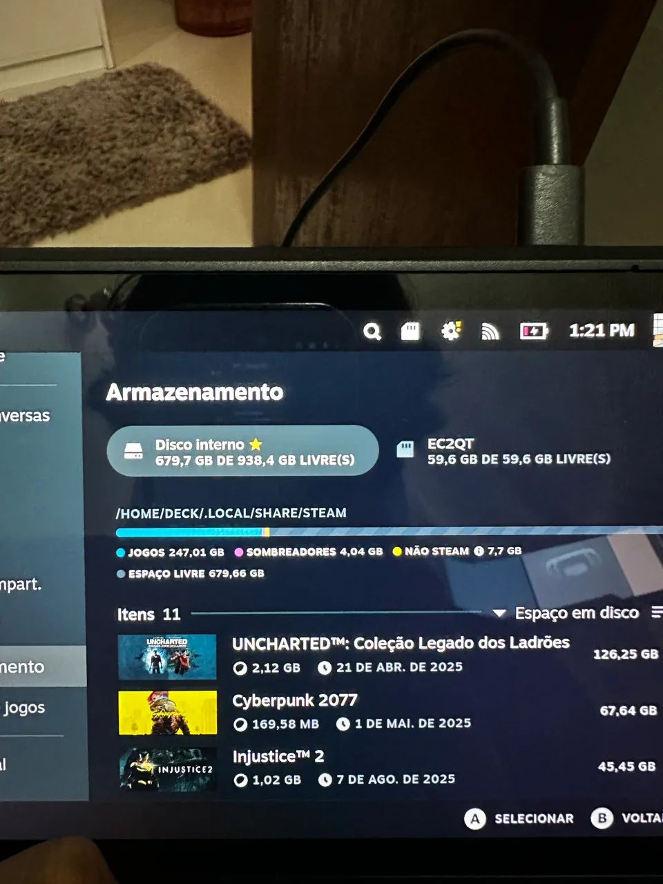 STEAM DECK SSD 1 TB + DOCK E ACESSÓRIOS - Consoles de Vídeo Game