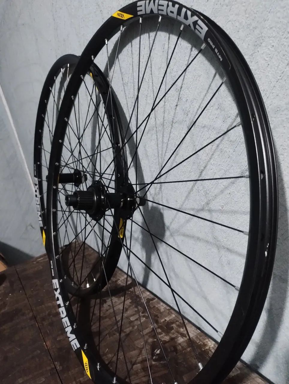 Rodas Extreme 29 cubos micro spine Shimano Deore  - Foto 5