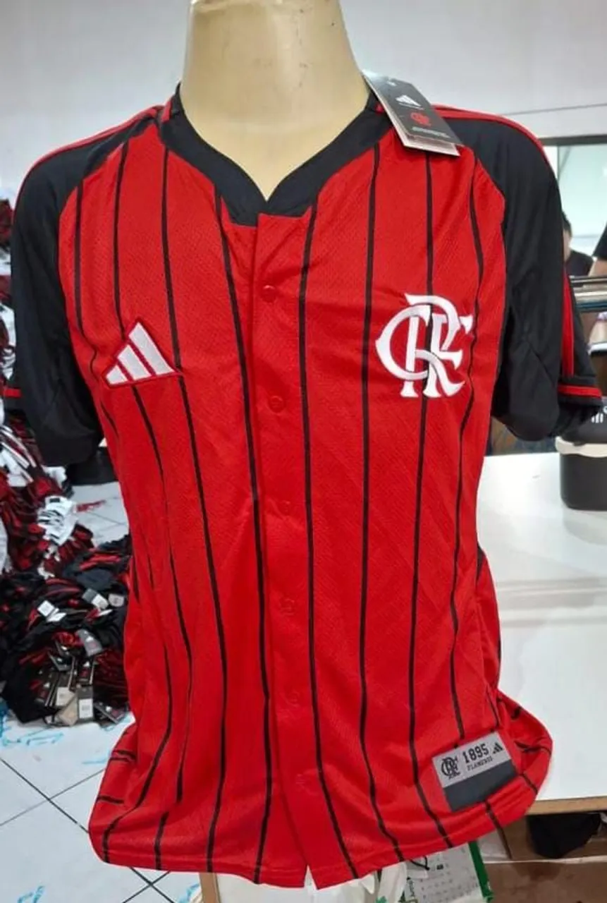 Camisa Flamengo Baseball Adidas