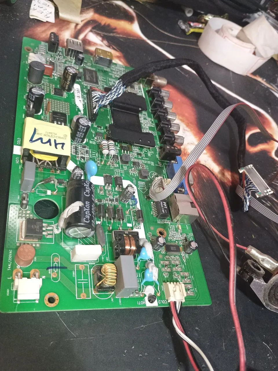 Placa principal completa tv Toshiba LE2446i(a)foto - Foto 3