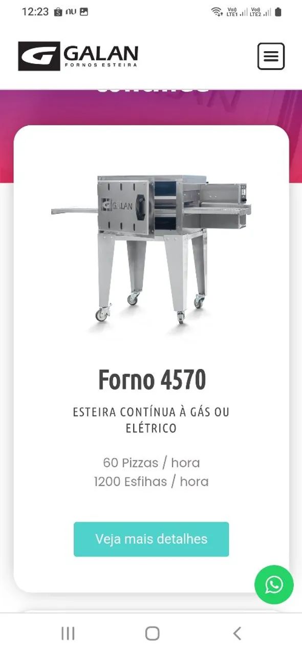 Forno Esteira 80102 - 120 Pizzas/hora - Foto 2