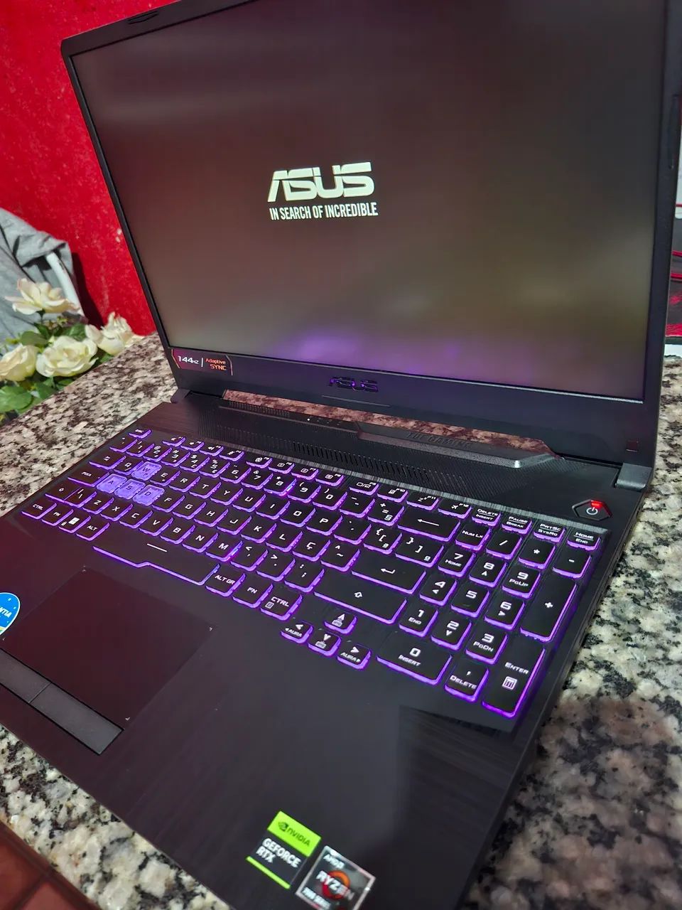 Notebook gamer Asus Tuf A15 rtx 2050 8GB Ram - Foto 2