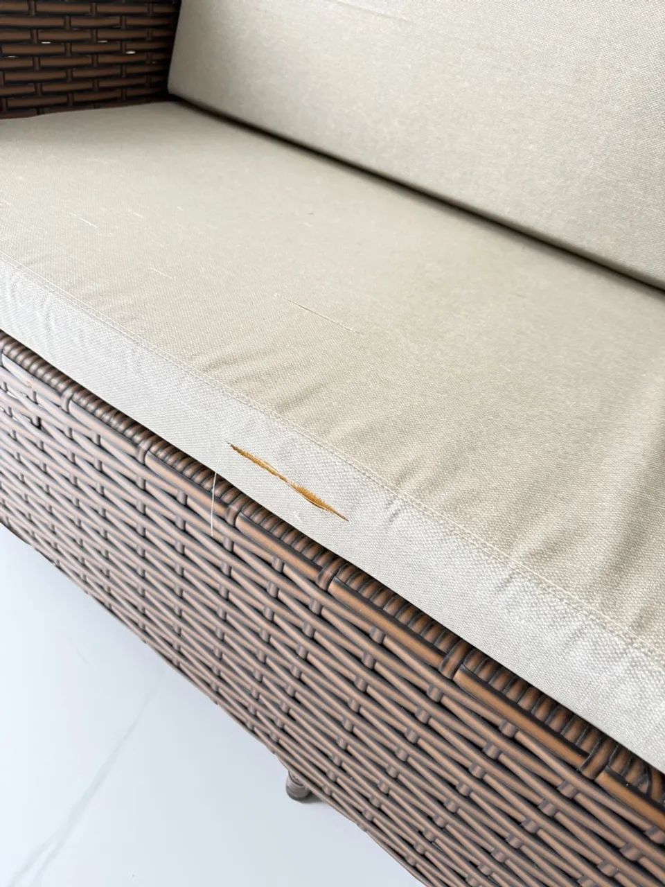 Sofá de Rattan para área externa - Foto 2