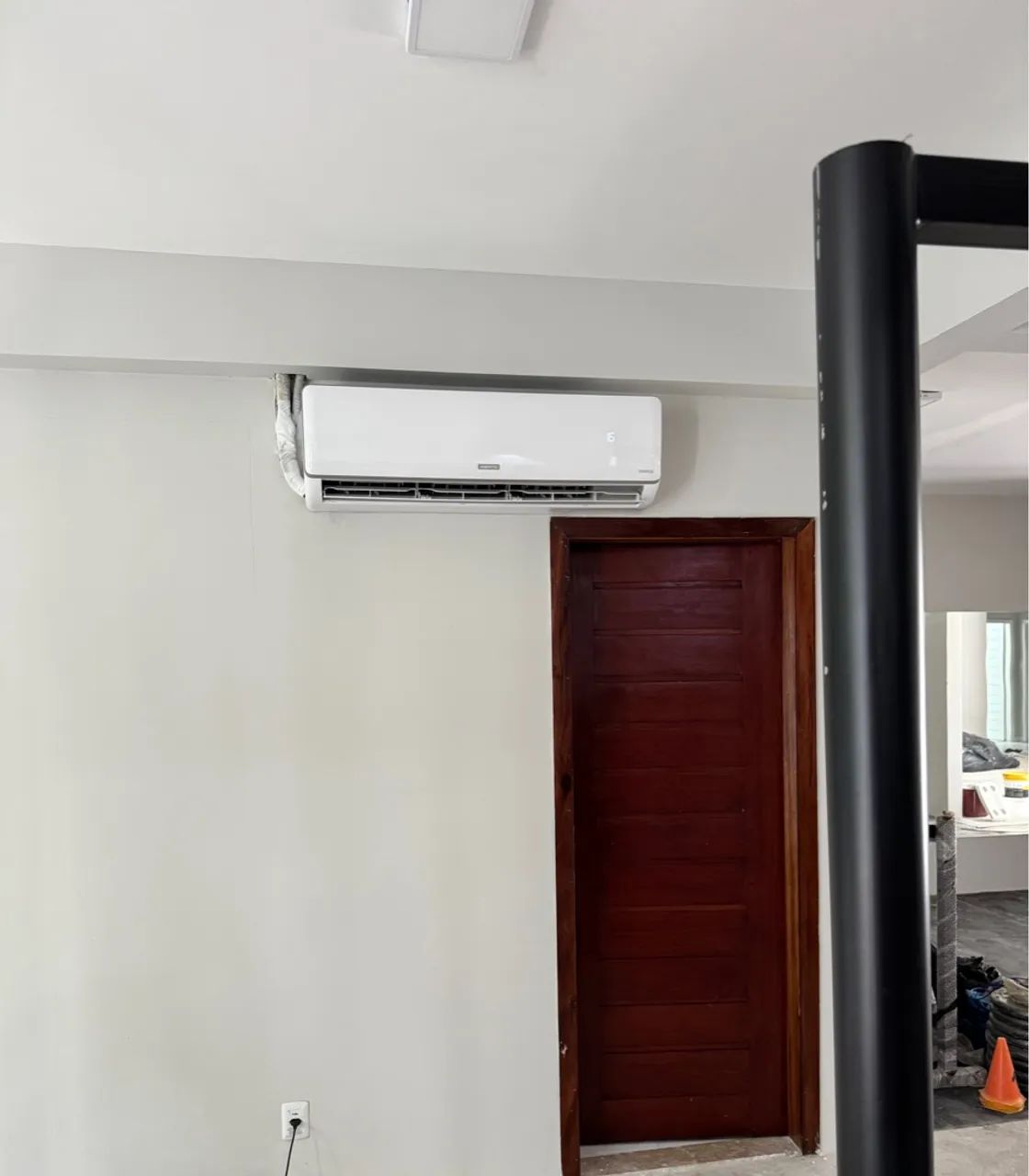 Instalação de ar condicionado na cadeirinha 