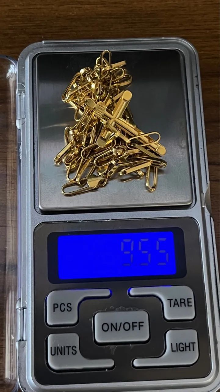 COLAR DE OURO CRUCIFIXO MACIÇO - 10G 18k750 - Foto 5