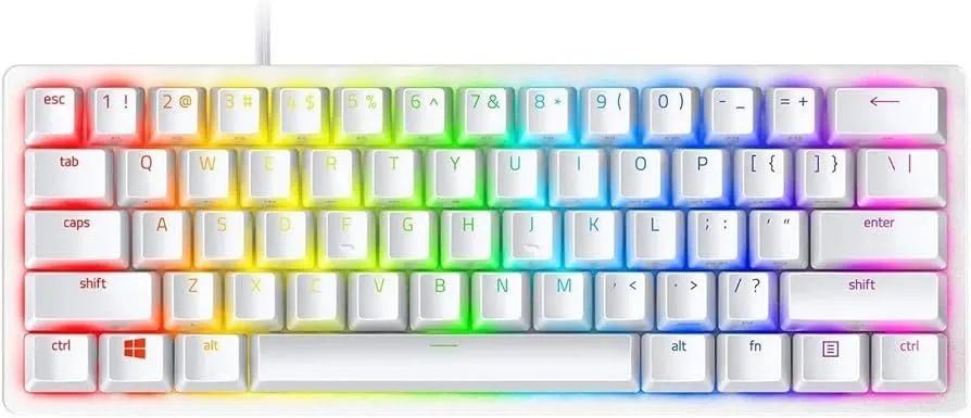 Teclado huntsman mini 60% switch roxo - Foto 2