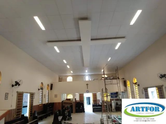 Forros Modulares Artfor, Empresa Especializada em Forro Modulares Isopor, Lã Vidro Mineral - Foto 2