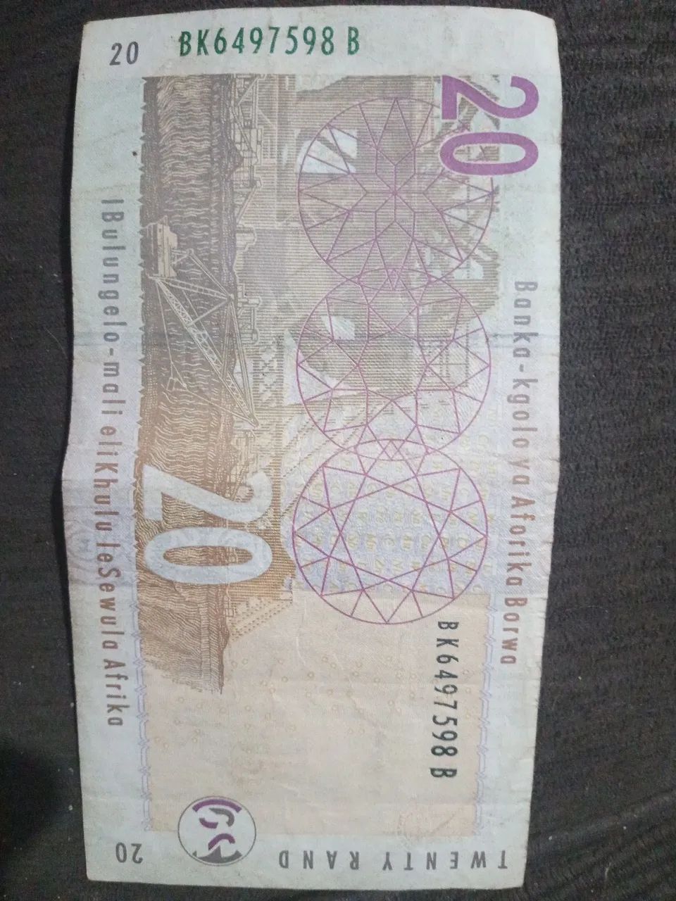 Nota de 20 Rand da África do Sul - Foto 2