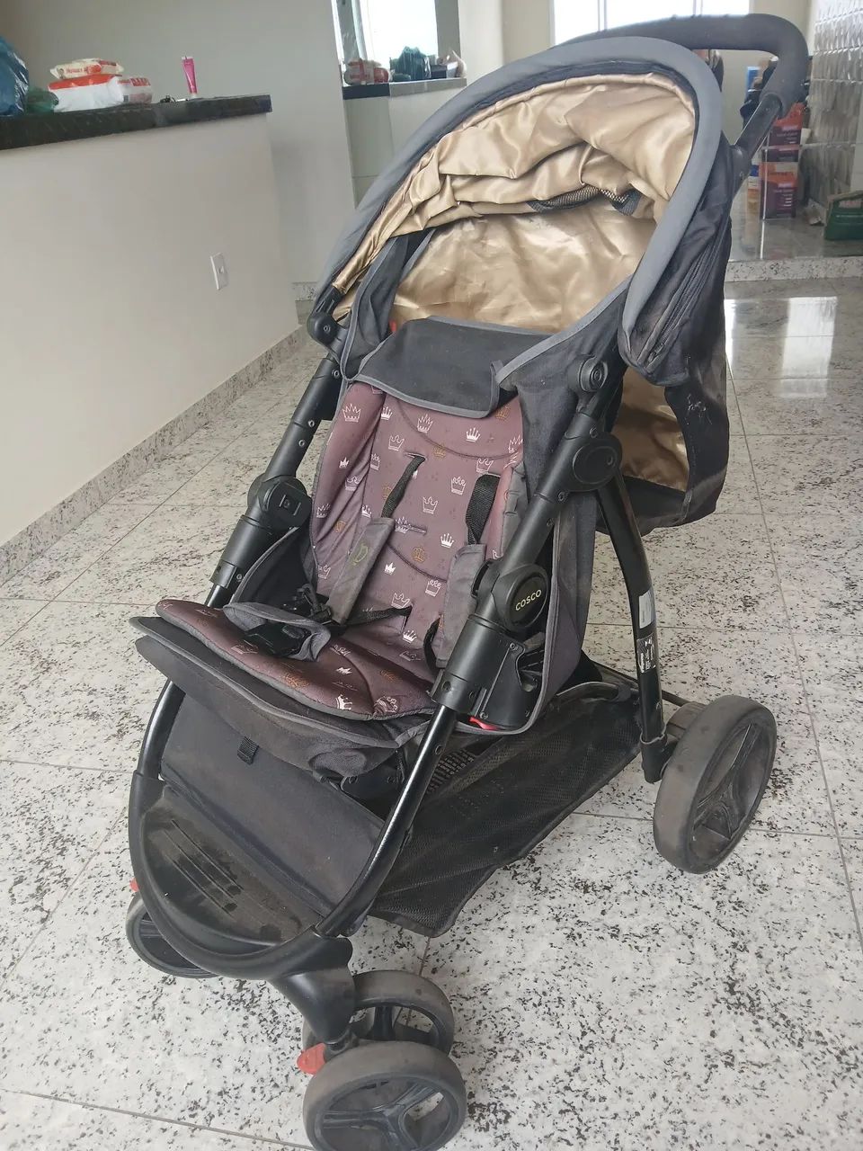 Carrinho de Bebê + Bebê Conforto Cosco Travel System Nexus  - Foto 6