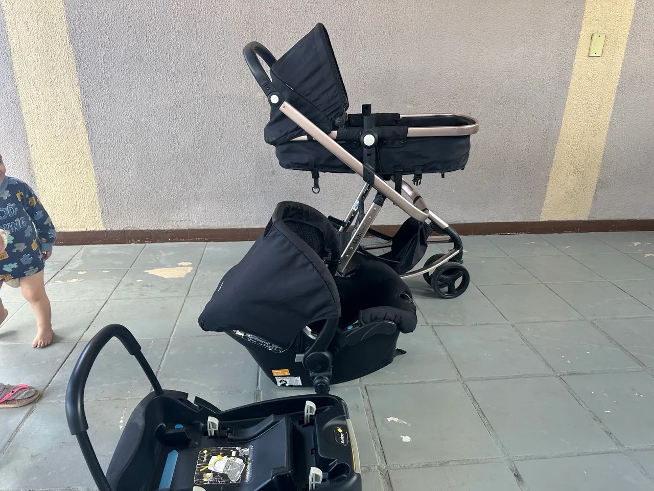 Carrinho de bebê 3 em 1 da Safety 1st - Foto 3