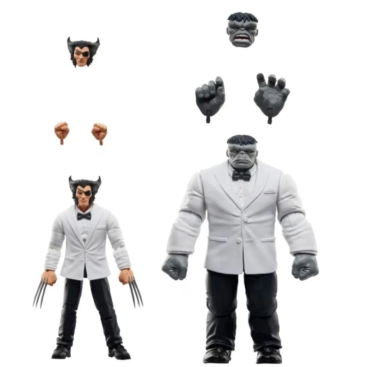 Marvel legends hulk e wolverine especial 50 anos ( patch e Joe fixit ) - Foto 2