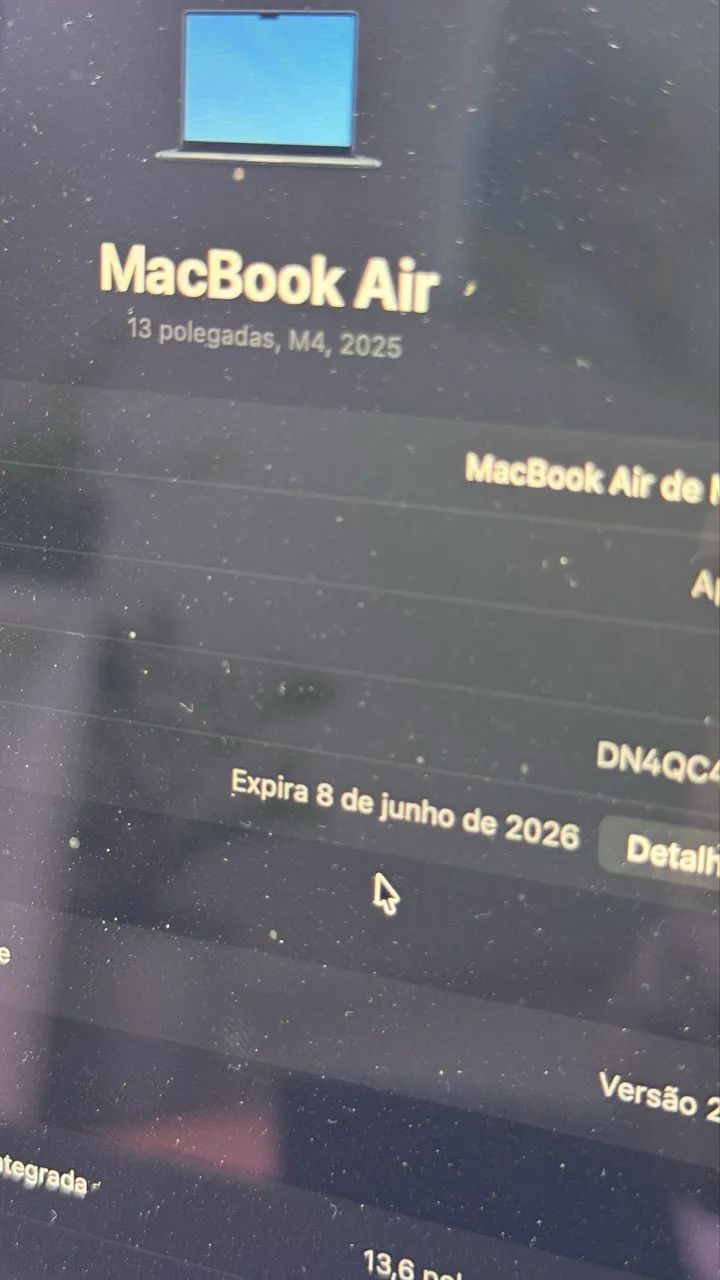 MacBook Air M4 256gb na garantia Apple  - Foto 4