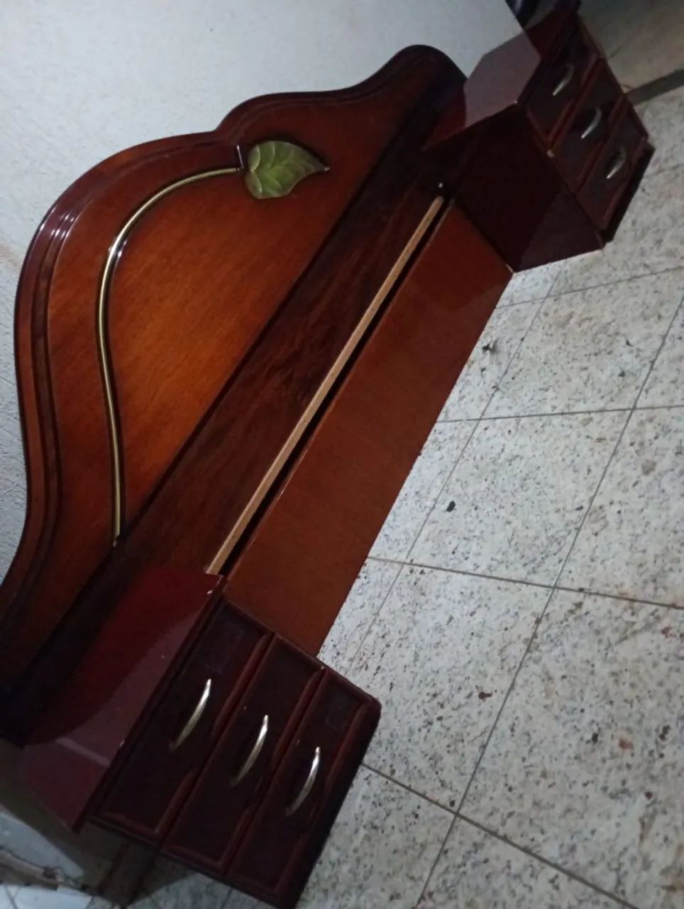 Cama Madeira Queen Size com Criados  - Foto 2