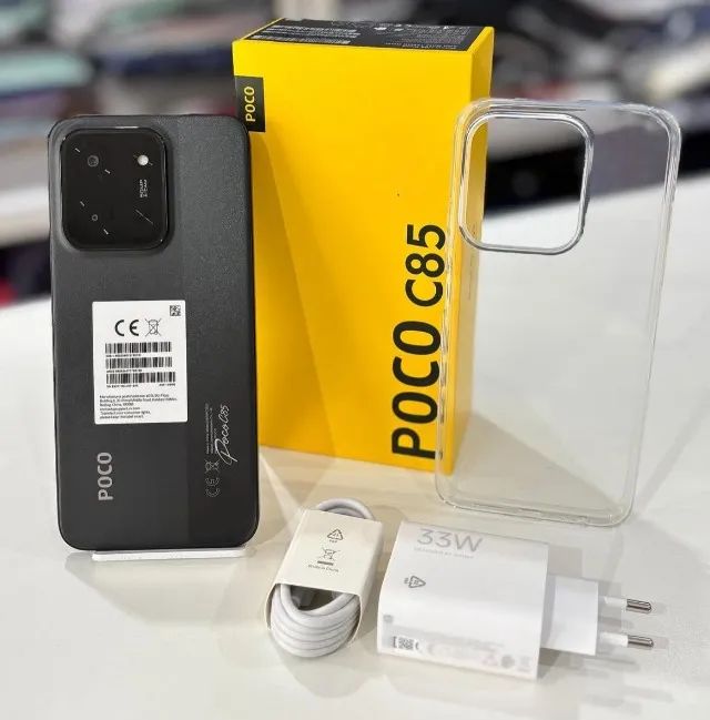 Poco C85 256GB 8GB - Espaço de sobra e ótimo sistema