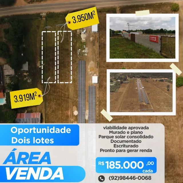Area para usina solar pronta pra construir  - Foto 3