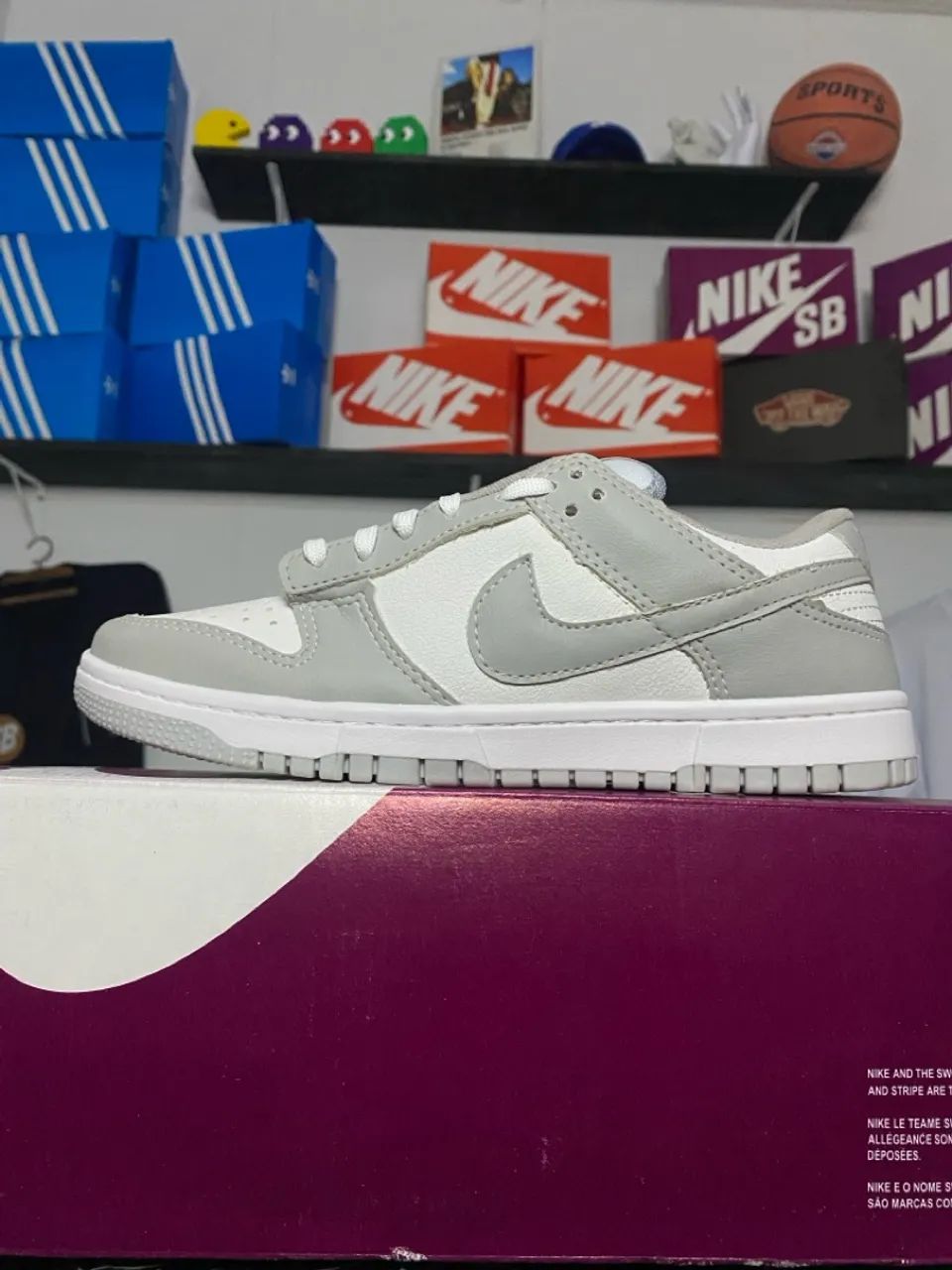 Tênis Nike Dunk Low Grey Fog