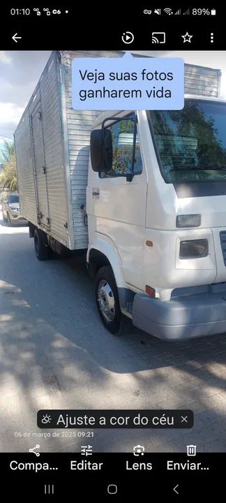 Caminhão 3/4 vw 7110 baú - Foto 4