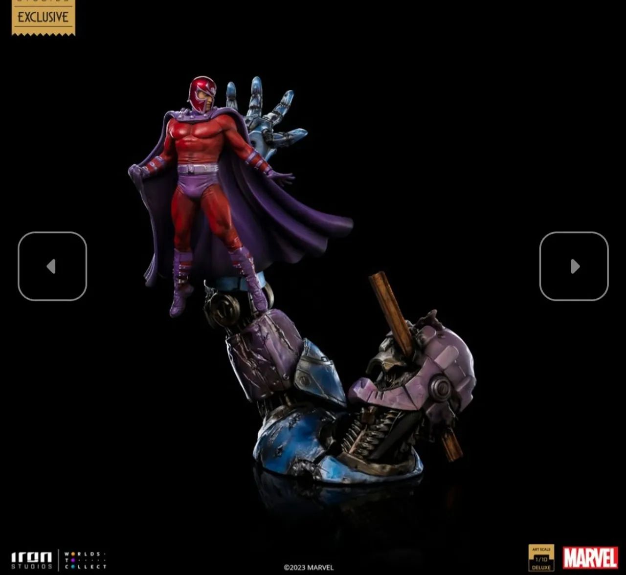 Magneto Vs Sentinel Deluxe Iron Studios Exclusivo - Foto 2