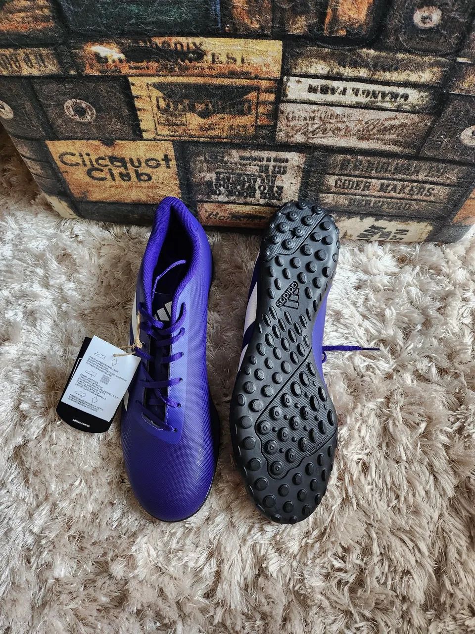TAM. 40/41 e 42 CHUTEIRA SOCIETY ORIGINAL ADIDAS TRAVA BAIXA 