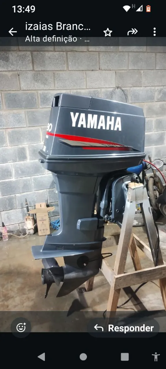 motor de popa yamaha 90 hp exelente estado surfski nautica